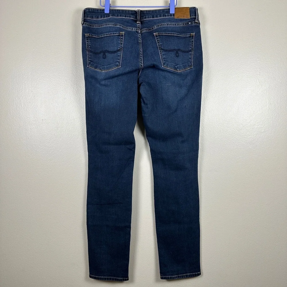 Lucky Brand Women's 10/30 R Lolita Skinny Jeans Dark Wash Classic Minimalist